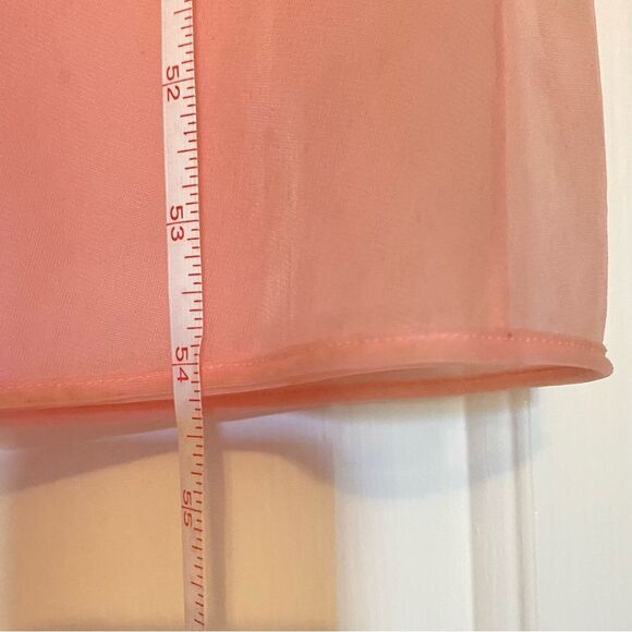 Vintage Shadowline Peach Color Robe Size Small Petite - Picture 12 of 14